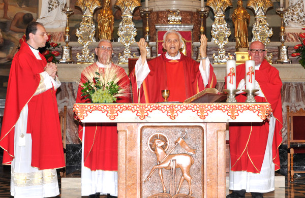 Foto della celebrazione per Don Baldina